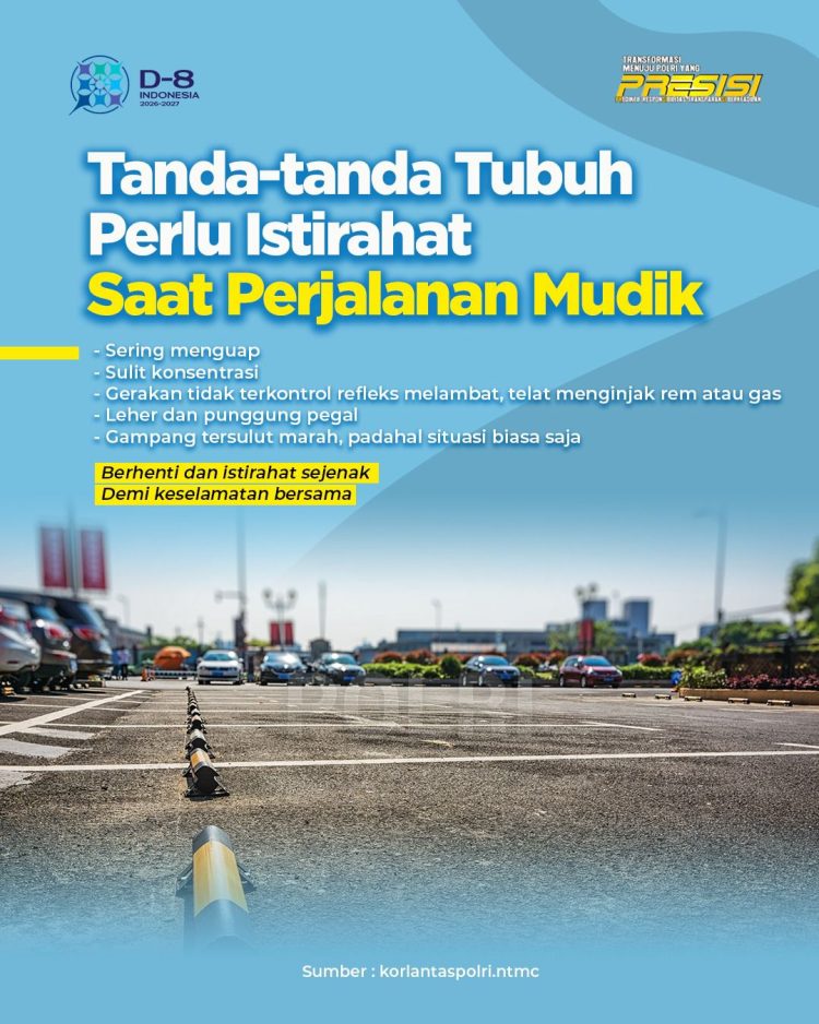 Polres Simalungun Imbau Pemudik Waspada Kantuk : "Menepi Sejenak Lebih Baik dari Risiko di Jalan".