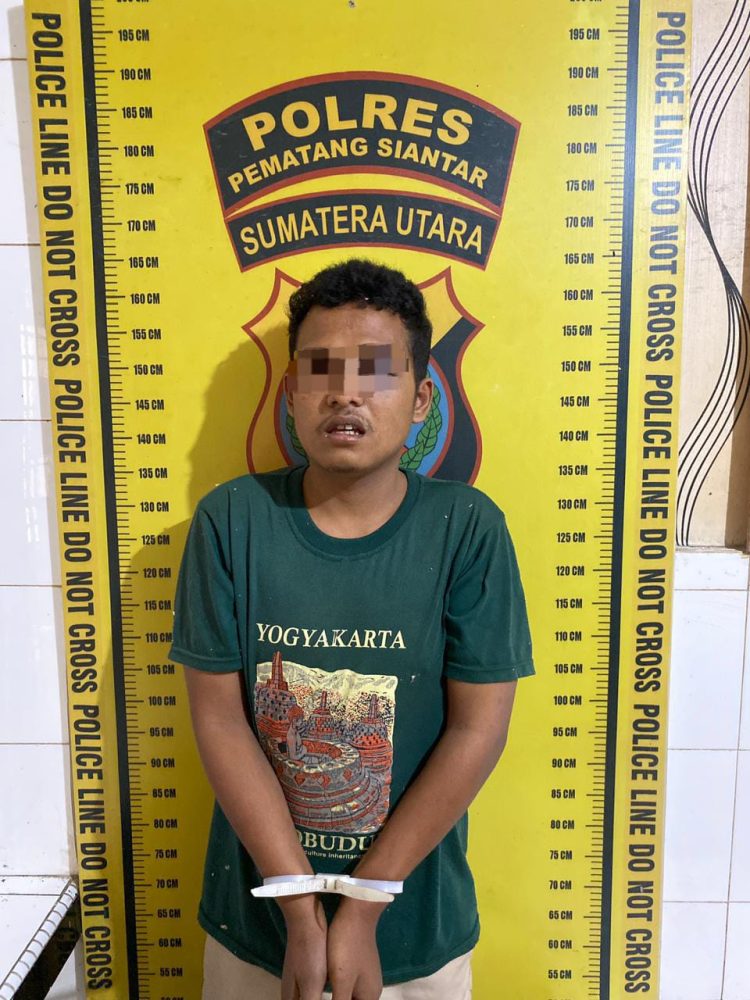 Polsek Siantar Martoba Berhasil Amankan Terduga Pelaku Percobaan Pencurian di SPBU.