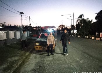 Polsek Siantar Martoba Laksanakan Patroli Asmara Subuh Antisipasi Guantibmas.