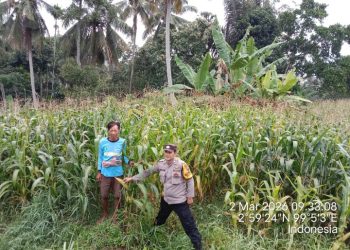 Dukung Ketapang, Bhabinkamtibmas Polsek Siantar Barat Sambangi Warga Binaan.