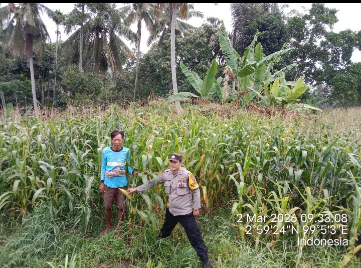 Dukung Ketapang, Bhabinkamtibmas Polsek Siantar Barat Sambangi Warga Binaan.