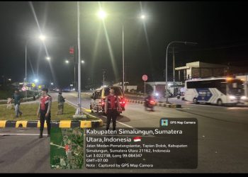 Siaga Malam Tak Kenal Lelah, Tim Blue Light Polres Simalungun Sapu Bersih Titik Rawan & Kawal Ibadah Tarawih Warga.