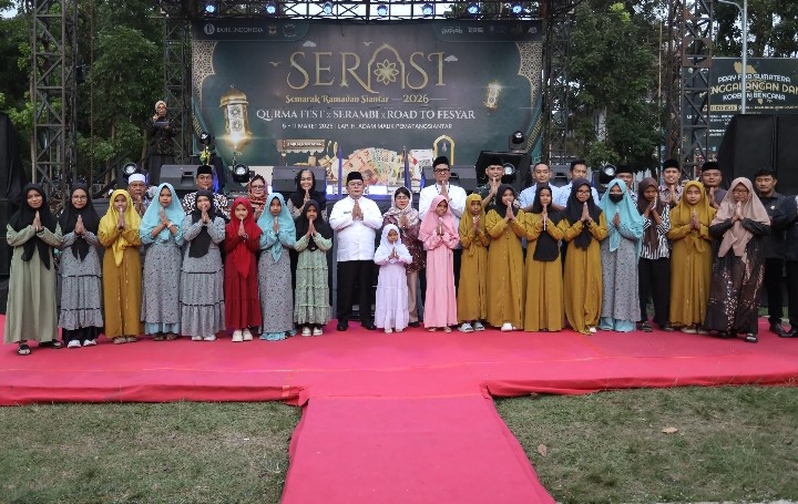 Anggota Komisi II DPRD Pematangsiantar Aprial Ginting Hadiri Pembukaan Semarak Ramadhan Siantar (SERASI) 2026.