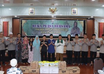 Bulan Penuh Berkah, Keluarga Besar Polres Pematangsiantar Buka Puasa Bersama Anak - Anak Yatim.
