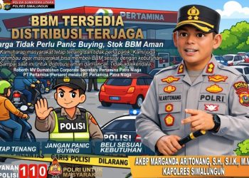 Jangan Panik, Kapolres Simalungun Tegaskan Stok BBM Aman 21 Hari, Warga Tidak Perlu Serbu SPBU.
