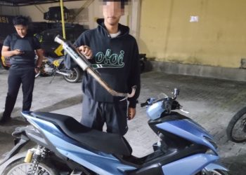 Timsus Dayok Mirah Polres Pematangsiantar Kembali Amankan Tiga Sepedamotor Knalpot Brong.