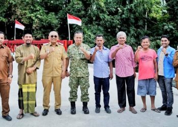 Launching 200 Titik Jembatan Garuda di Kabupaten Simalungun, Bupati Simalungun Sampaikan Apresiasi Kepada TNI AD.