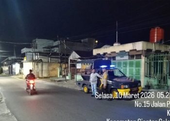 Antisipasi Guantibmas, Polsek Siantar Selatan Patroli Asmara Subuh.