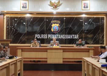 Kapolres Pematangsiantar Pimpin Rakor Linsek Ops Ketupat 2026.