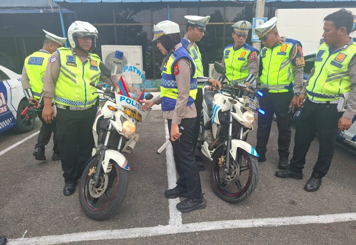 Ops Ketupat Toba 2026, Polres Pematangsiantar Periksa Randis & Kelengkapan Pribadi Personil.
