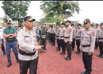 Resmi Dimulai! Polres Simalungun Kerahkan Pasukan Ops Ketupat Toba 2026 — Personel Gabungan Siap Kawal Mudik Lebaran.