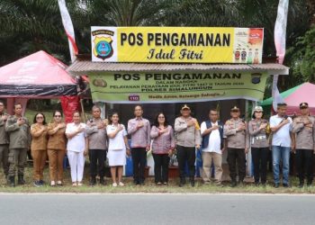 Jelang Lebaran 2026, Kapolres Simalungun Cek Langsung Pos Pengamanan & Layanan, Pastikan Operasi Ketupat Toba Siap Amankan Mudik.