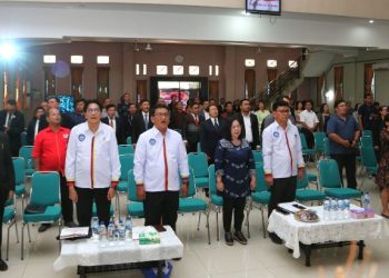 Wali Kota Pematangsiantar Wesly Silalahi, SH, MKn Diwakili Oleh Staf Ahli Bidang Pemerintahan Dra Happy Oikumenis Daely Hadiri Pelantikan BKAG Provinsi Sumatera Utara Periode 2026–2031.