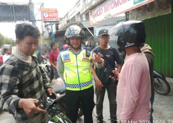 Polres Pematangsiantar Respon Cepat Cek Laporan Keributan di Jalan Ahmad Yani.