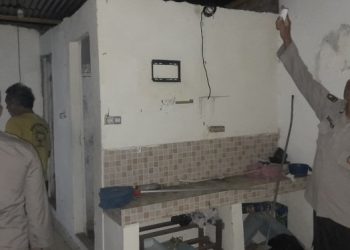 Polsek Siantar Martoba Cek TKP Laporan Dugaan Pencurian di Jalan Demokrasi Ujung.