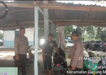 Polsek Bangun Perketat Pengamanan Objek Wisata Jelang Lebaran, Antisipasi Curanmor & Kejahatan.