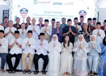 Pemkab Simalungun Gelar Shalat Idul Fitri 1447 H/2026 M di Halaman Kantor Bupati.