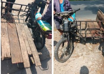 Polres Pematangsiantar Respon Cepat Cek TKP Laporan Laka Lantas di Simpang Pulo Gumba.