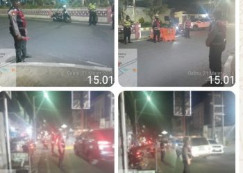 Sat Samapta Polres Pematangsiantar Maksimalkan Patroli Antisipasi Kemacetan Malam Hari Perayaan Idul Fitri 1447 H.