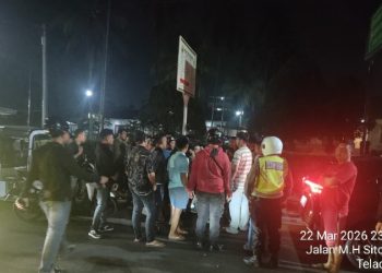 Polres Pematangsiantar Selesaikan Keributan Dengan Mediasi.