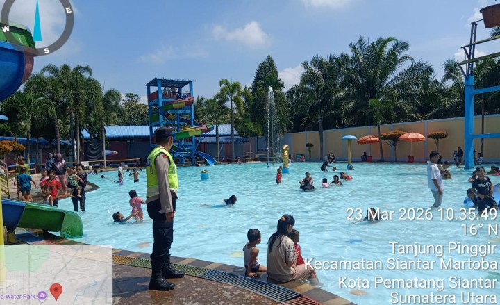 Polsek Siantar Martoba Tingkatkan Patroli & Monitoring Objek Wisata Selama Libur Idul Fitri 1447 H.