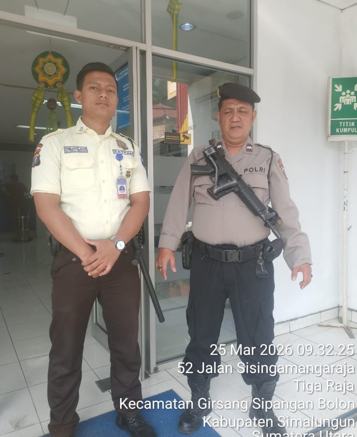 Sat Samapta Polres Pematangsiantar Laksanakan Pengamanan di Objek Vital.