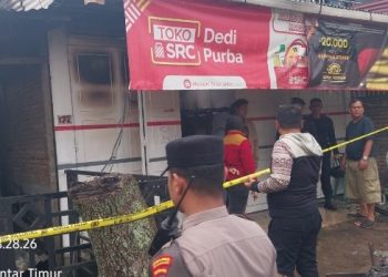 Polres Pematangsiantar Respon Cepat Cek TKP Kebakaran Rumah.