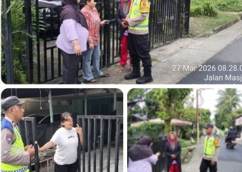 Respon Cepat, Bhabinkamtibmas Polsek Siantar Barat Sambangi Warga Binaannya.