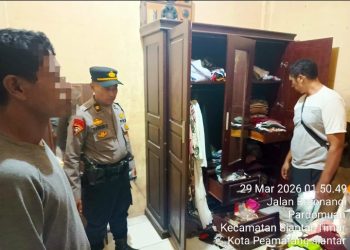 Polsek Siantar Timur Respon Cepat Cek TKP Pencurian Tabung Gas LPG.