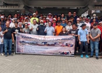 Wakil Ketua DPRD Pematangsiantar Ir. Daud Simanjuntak, MM Foto Bersama Dengan Umat Katolik Seusai Kegiatan Ekologi.