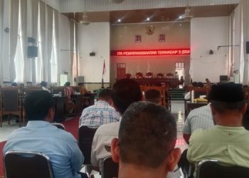 Suasana Sidang Rapat Paripurna II DPRD Kota Pematangsiantar.