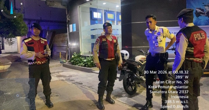 Sat Samapta Polres Pematangsiantar Laksanakan BLP Antisipasi 3C & Balap Liar.