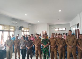Kapolsek Sianțar Utara Hadiri Forkopimda Menyapa di Kantor Kecamatan Sianțar Utara.