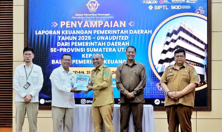 Bupati Simalungun Sampaikan LKPD 2025 Unaudited Ke BPK Sumut, Perkuat Komitmen Transparansi & Akuntabilitas.