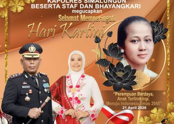 Kapolres Simalungun dan Bhayangkari Peringati Hari Kartini — Dukung Perempuan Berdaya Menuju Indonesia Emas 2045.
