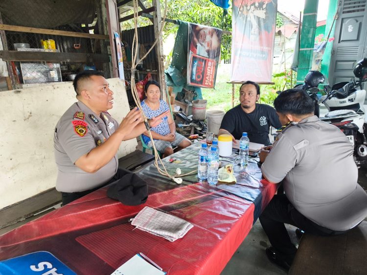 Kapolsek Siantar Marihat Sambangi Lokasi Parkir di Jalan Saribudolok & Patroli SPBU.