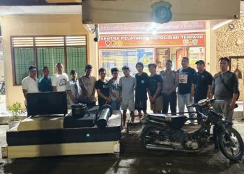 Polsek Bangun Bongkar Komplotan Pembobol Rumah, Tujuh Pelaku Ditangkap Dalam Sehari.