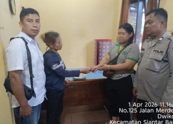Polsek Siantar Barat Respon Cepat Mediasi Dugaan Pencurian di Pasar Horas.