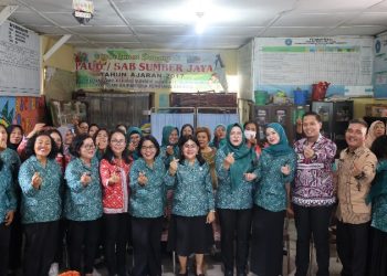 Ketua TP PKK Kota Pematangsiantar Ny Liswati Wesly Silalahi Hadiri Supervisi Posyandu Kelurahan Sumber Jaya Kecamatan Siantar Martoba Guna Mengikuti Lomba TP PKK Tingkat Provinsi Sumut Tahun 2026.