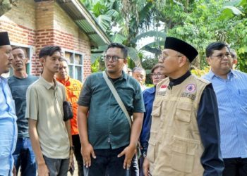 Tinjau Lokasi Bencana Angin Puting Beliung di Kecamatan Gunung Maligas : Bupati Simalungun Salurkan Bantuan.