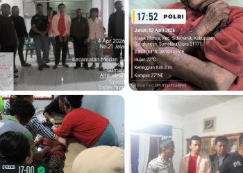 Sat Reskrim Polres Simalungun Kawal Dini Hari Antar Terlapor Penganiayaan Bergangguan Jiwa ke RSJ Medan.