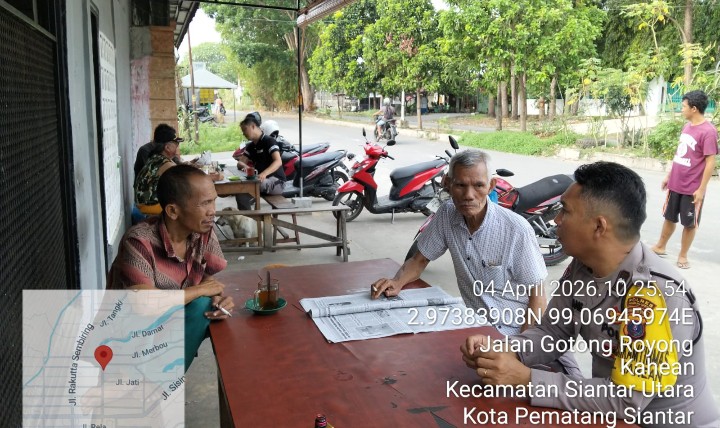 Bhabinkamtibmas Polsek Siantar Utara Sambangi Warganya.