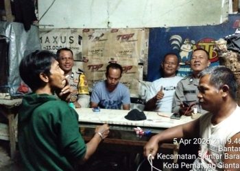 Polsek Siantar Barat Sambang Kamtibmas Waspada Kebakaran.