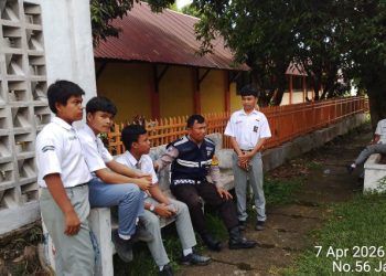 Bhabinkamtibmas Polsek Siantar Selatan Sambang Kamtibmas Kepada Pelajar.