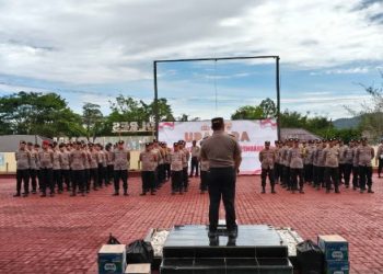 Tegaskan Komitmen Jaga Kamtibmas, Polres Simalungun Gembleng Personel Melalui Pelatihan Dalmas.