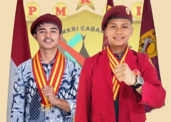 Presidium Gerakan Kemasyarakatan PMKRI Cabang Pematangsiantar, Paulinus Mersiwince Gulo & Ketua Presidium PMKRI Cabang Pematangsiantar, Fransisco Mezgion Hutauruk.