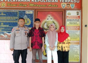 Kabar Bahagia — Silvia Pelajar 15 Tahun Yang Hilang Kini Telah Pulang, Polsek Gunung Malela Berhasil Tangani Laporan Orang Hilang Dengan Humanis Dan Profesional.