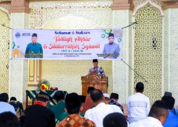 Wali Kota Pematangsiantar Wesly Silalahi, SH, MKn Diwakili Staf Ahli Bidang Pembangunan Muhammad Hamdani Lubis, SH Hadiri Kegiatan Tabligh Akbar dan Silaturahmi Syawal Pengurus Daerah (PD) Muhammadiyah Kota Pematangsiantar.