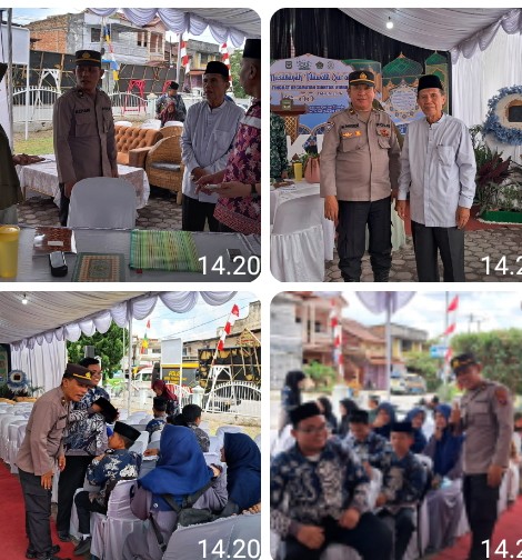 Sat Binmas Polres Pematangsaintar Sambang Kamtibmas di Kantor Camat Siantar Utara.