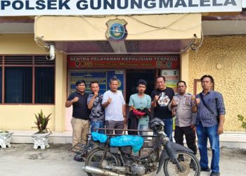 Polsek Gunung Malela Berhasil Ringkus Pelaku Pencurian Rumah Anggota Polri, Sembilan Hari Buron Akhirnya Dibekuk di Nagori Pematang Sahkuda.
